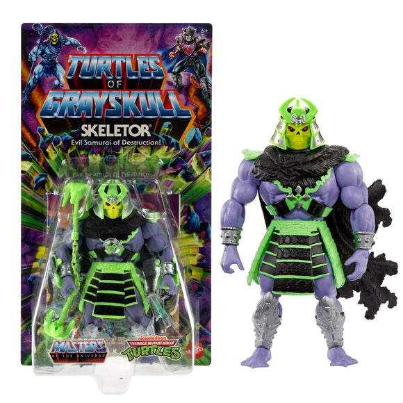 Masters of the Universe Origins Turtles of Grayskull  Skeletor Action Figure